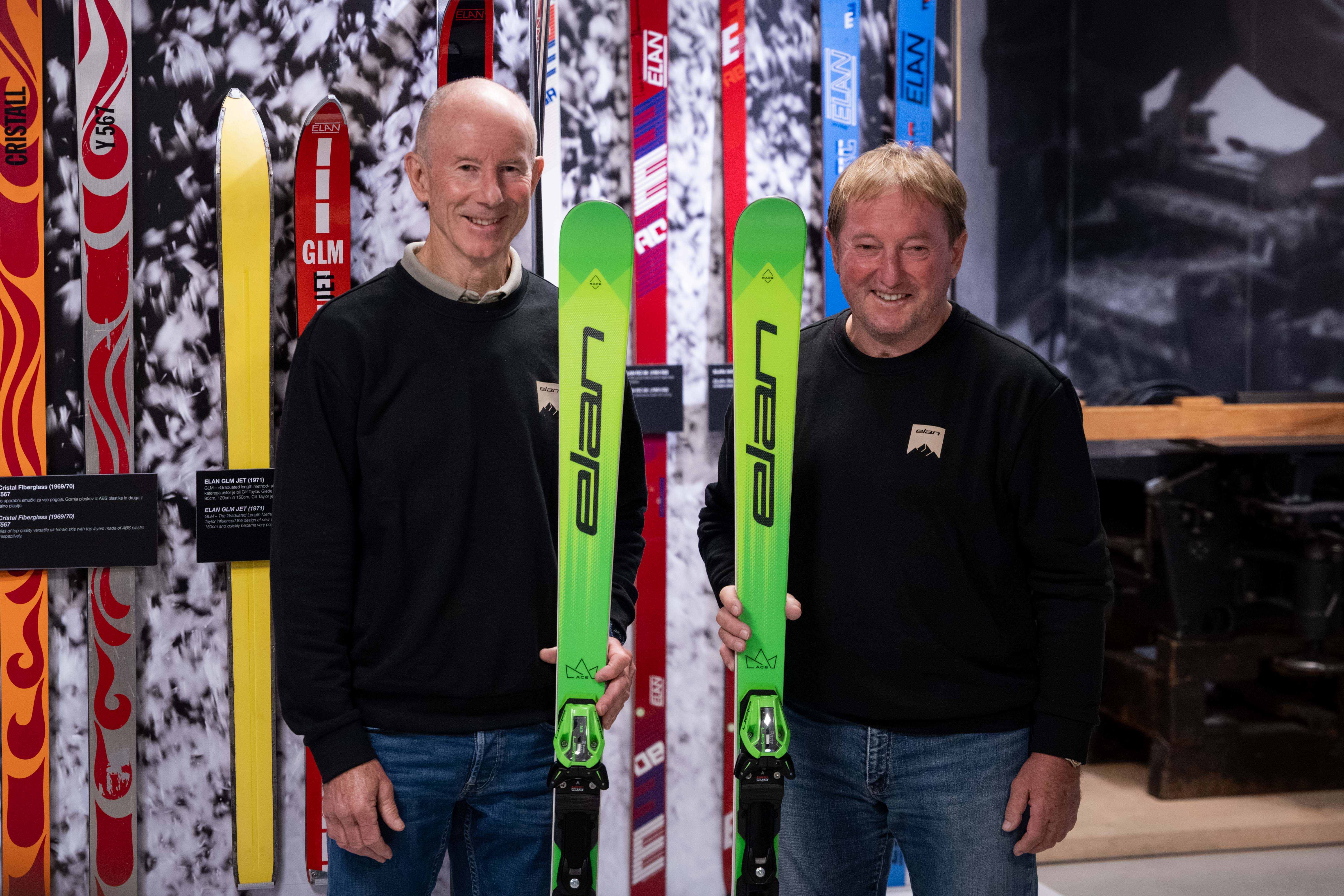 ELAN'S SKIING LEGENDS, INGEMAR STENMARK, TO THIS DAY BEST SKIER IN THE WORLD, AND BOJAN KRIŽAJ THE BEST SLOVENIAN SKIER