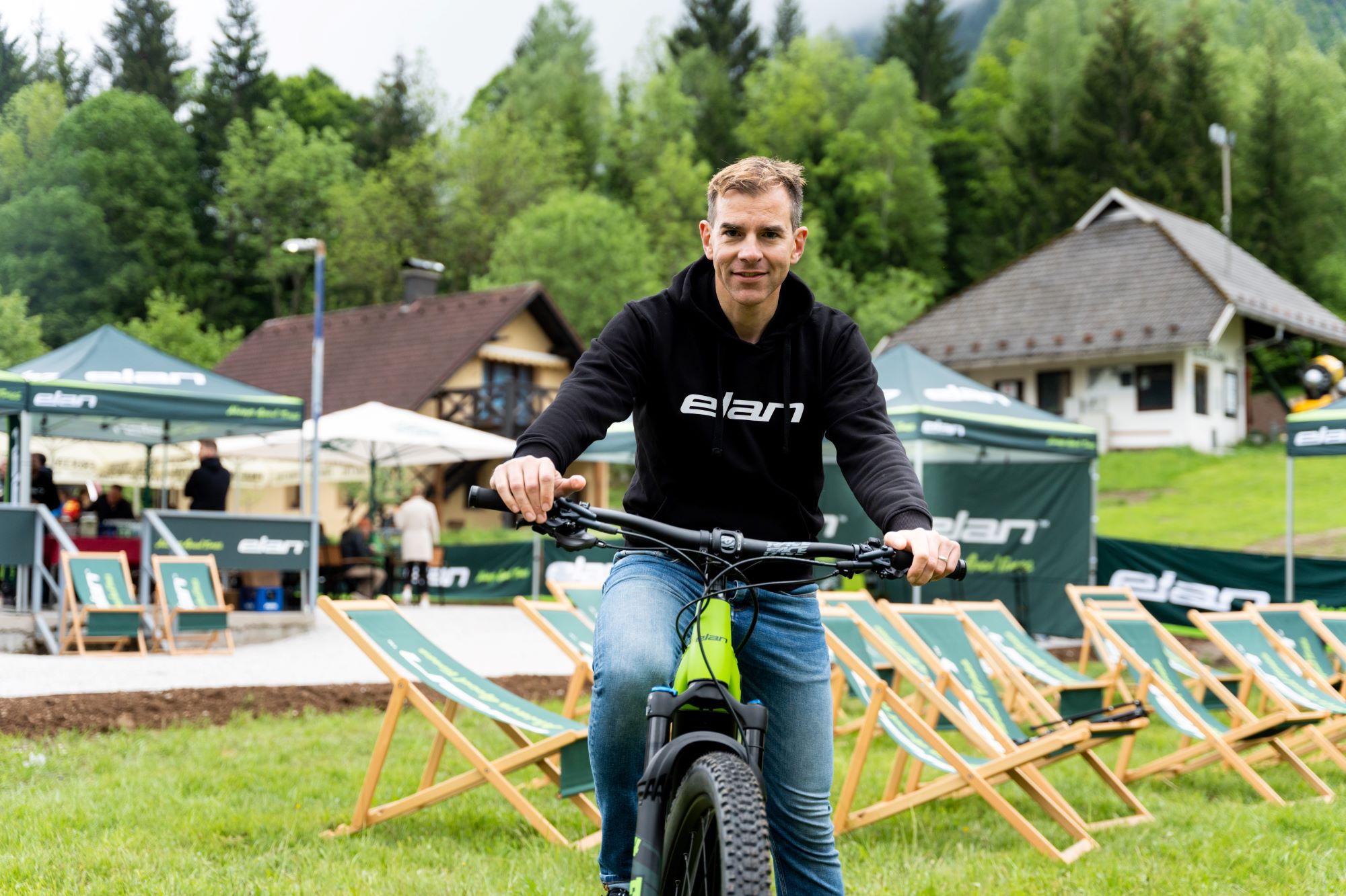 LEON KOROŠEC, DIRECTOR OF WINTERSPORT DIVISION AND VICE PRESIDENT OF ELAN GROUP AT THE NEW BIKE LINE LAUNCH